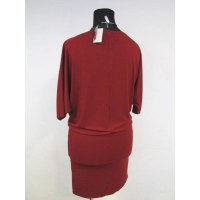 Sukienka Annie z podwójnym dołem - rękaw 3/4 kimono